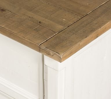 Hart Reclaimed Wood Extra Wide Dresser, Limestone White - Image 3