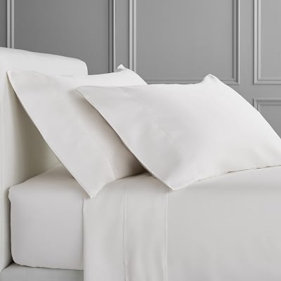 Chambers(R) 600 Thread Count Sateen Sheet Set, Queen, White - Image 0