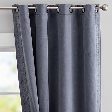 Cargo Blackout Curtain, 96", Classic Navy - Image 0