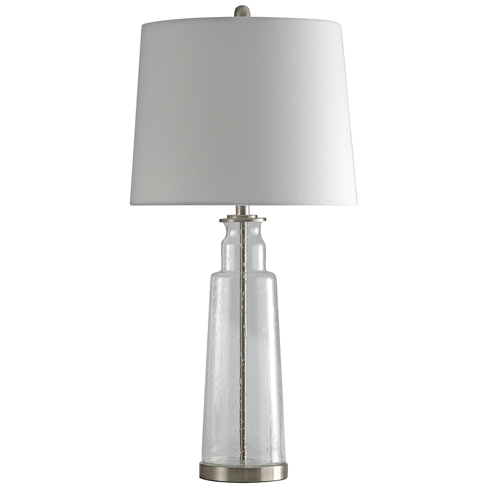Laura Clear Seeded Glass Table Lamp - Style # 24R19 - Image 0