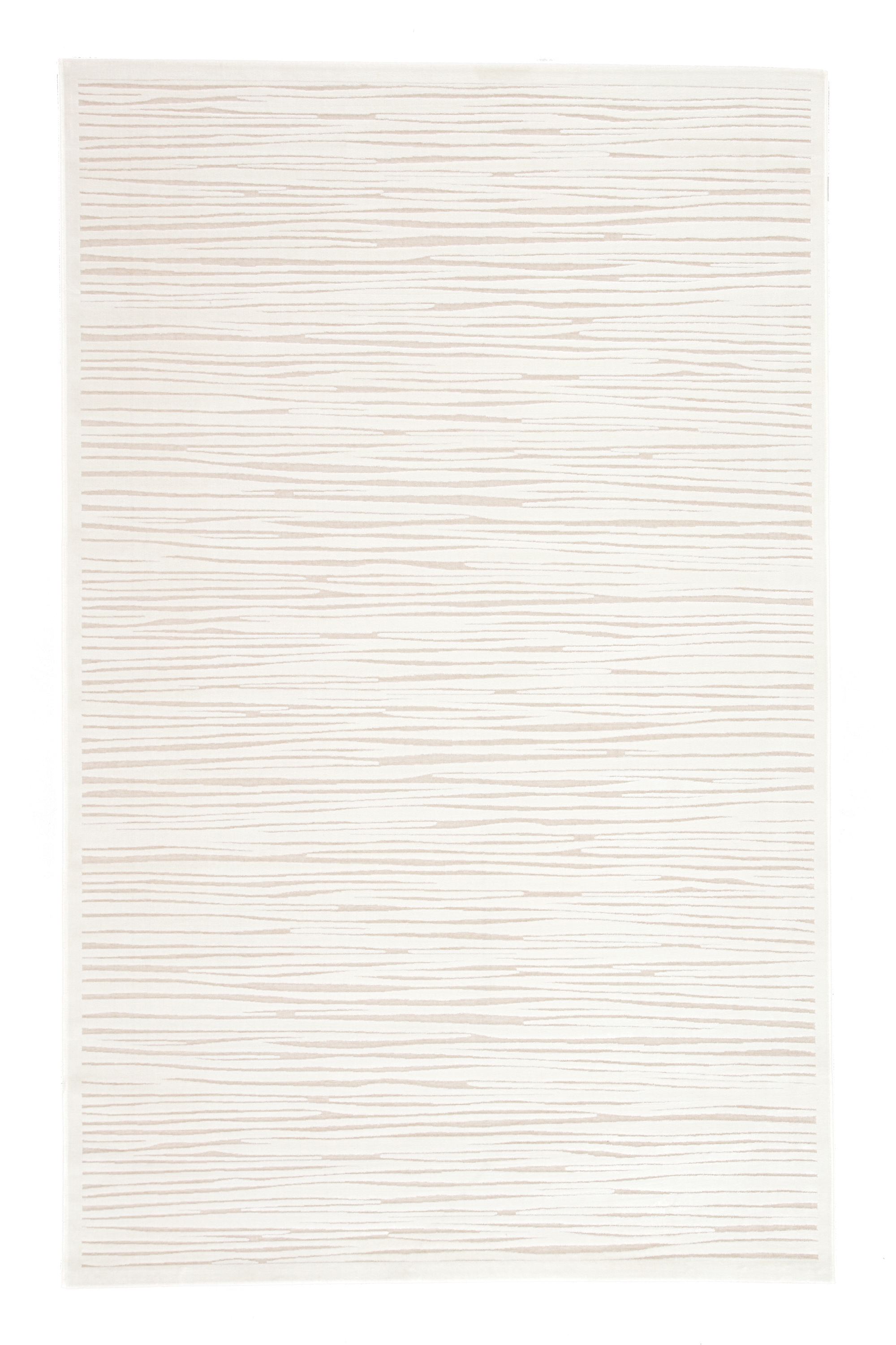 Linea Abstract White Area Rug (7' 6" X 9'6") - Image 0