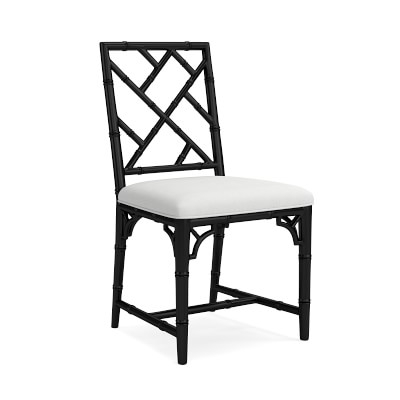 Chippendale Bistro Side Chair, White - Image 4