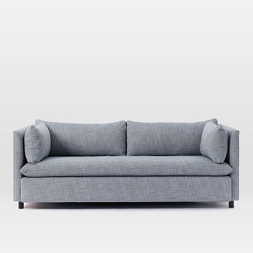 Shelter Sleeper Sofa, Linen Weave, Regal Blue - Image 3
