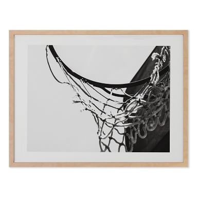 Hoop Dreamin' Wall Art by Minted(R), 18"x24", Black - Image 1