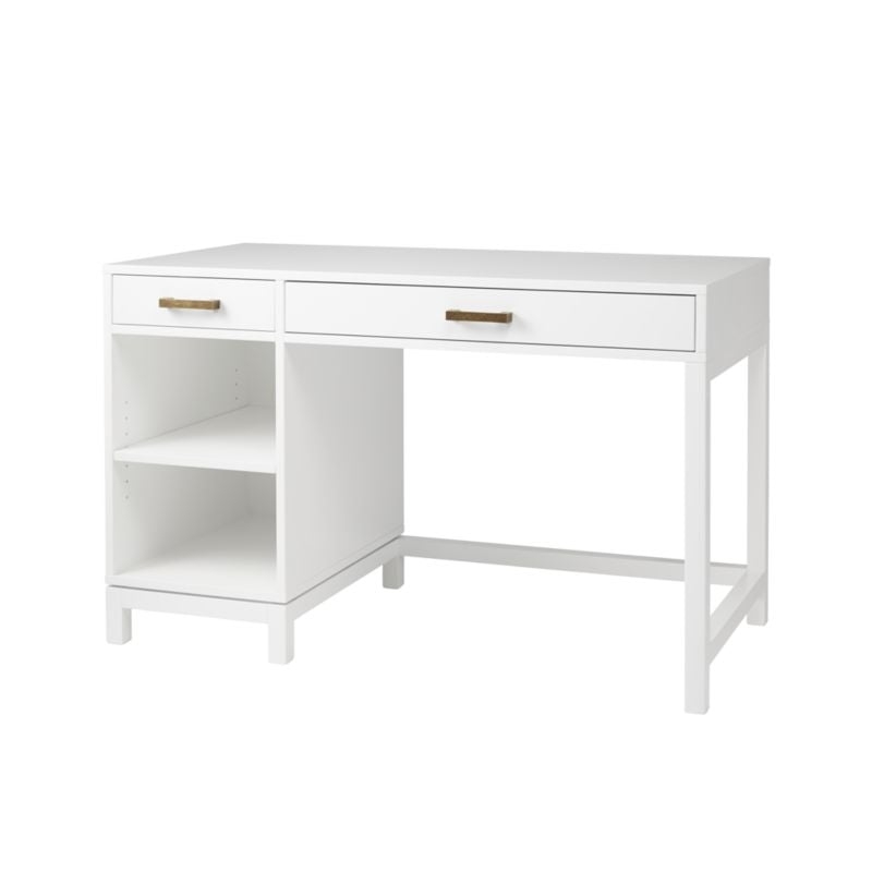 Kids Parke White Desk Hutch - Image 2