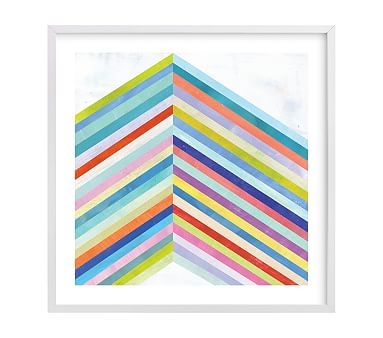 Converge Wall Art by Minted(R), 16x16,White - Image 0