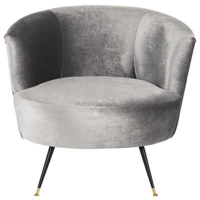 Schumacher Upholstered Barrel Chair - Image 1