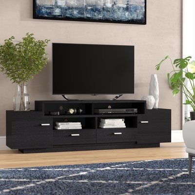 Aston Solid Wood TV Stand for TVs up to 78 inches - Image 0