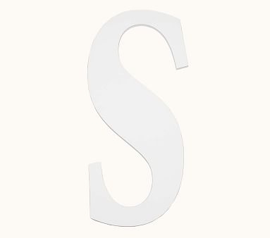 Mini Harper Painted Letter, White, S - Image 0