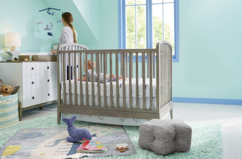 Archway Grey Stain Crib - Image 4