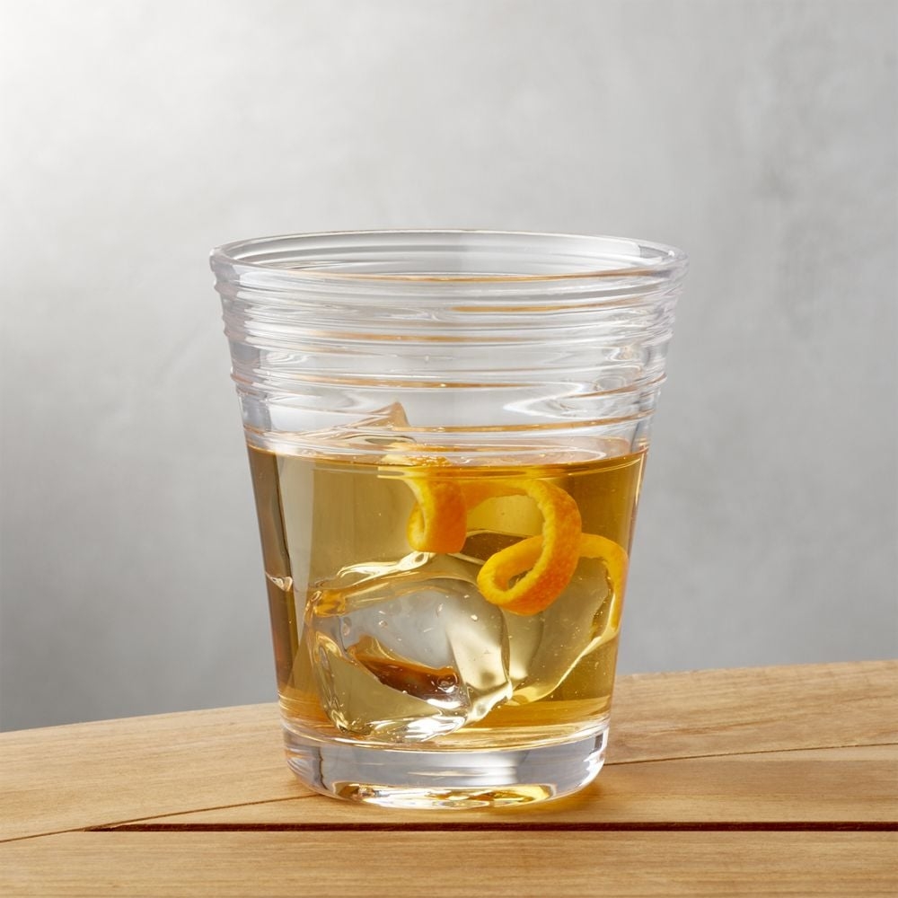 Swirl 14-oz. Acrylic Double Old-Fashioned Glass - Image 0