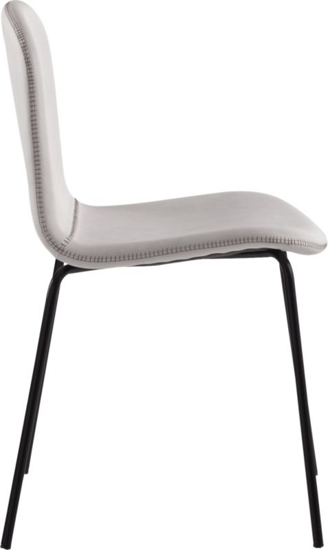 Primitivo White Faux Leather Chair - Image 5
