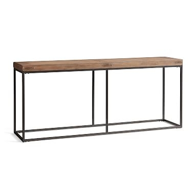 Malcolm 71" Wood Console Table, Glazed Pine - Image 0
