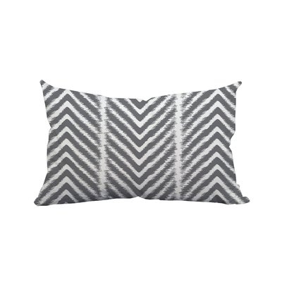 Prestridge Zebra Chevron Print Indoor/Outdoor Lumbar Pillow - Image 0