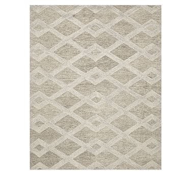 Chase Textured Hand Tufted Wool Rug, 9x12', Natural - Image 0