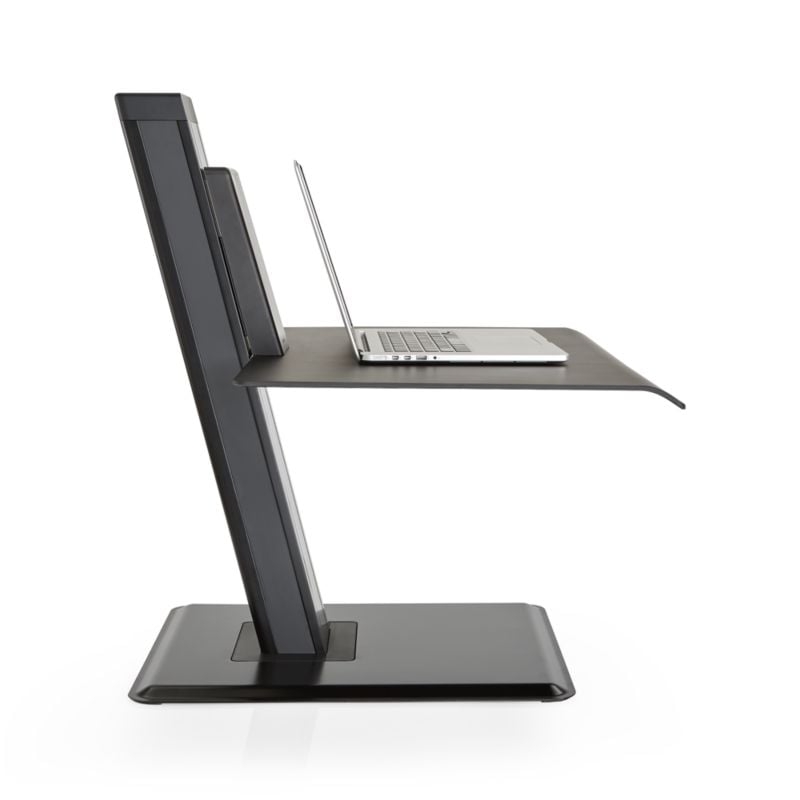 Humanscale ® Black Laptop Quickstand Eco Standing Desk Converter - Image 7