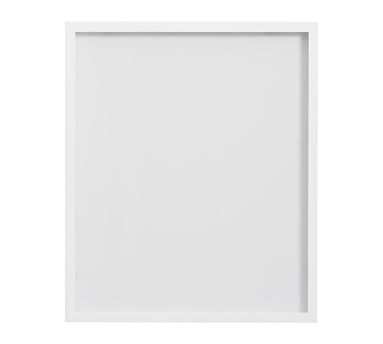 Floating Wood Gallery Frame, 20x24 (21x25 overall) - White - Image 2