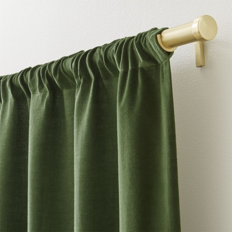 Ezria Green Linen Curtain Panel 48"x108" - Image 5