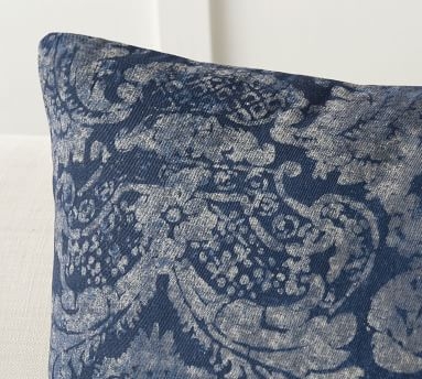 Lucci Printed Pillow, 24", Blue Multi - Image 1