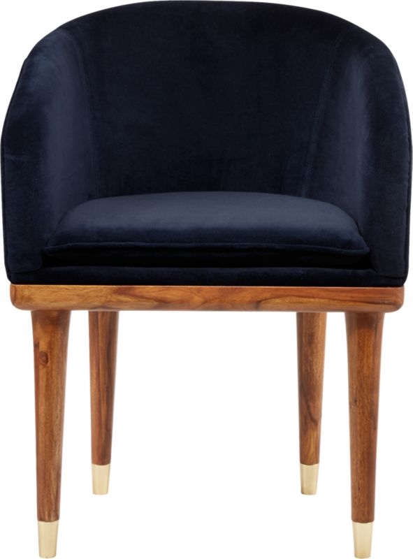 viceroy sapphire blue velvet chair - Image 5