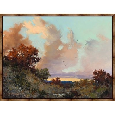 In Bloom & Landscape 'Evening Peace' Framed Painting Print - Image 0
