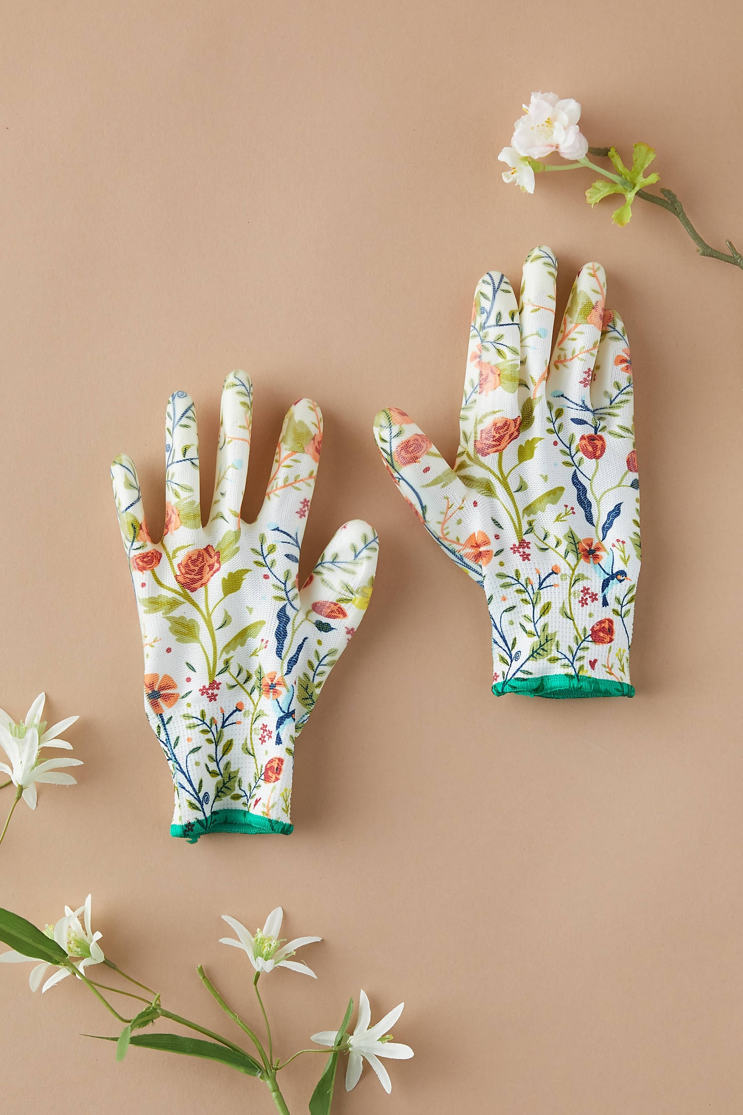 Floral Garden Weeder Gloves - Image 0