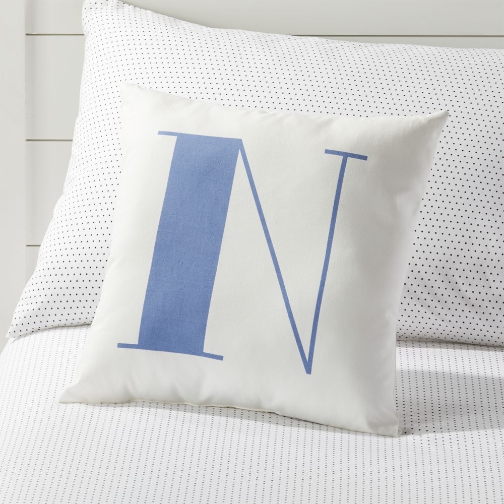 N Alphabet Throw Pillow - Image 0