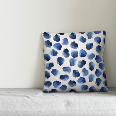 Silverview Watercolor Dots Throw Pillow - Image 0
