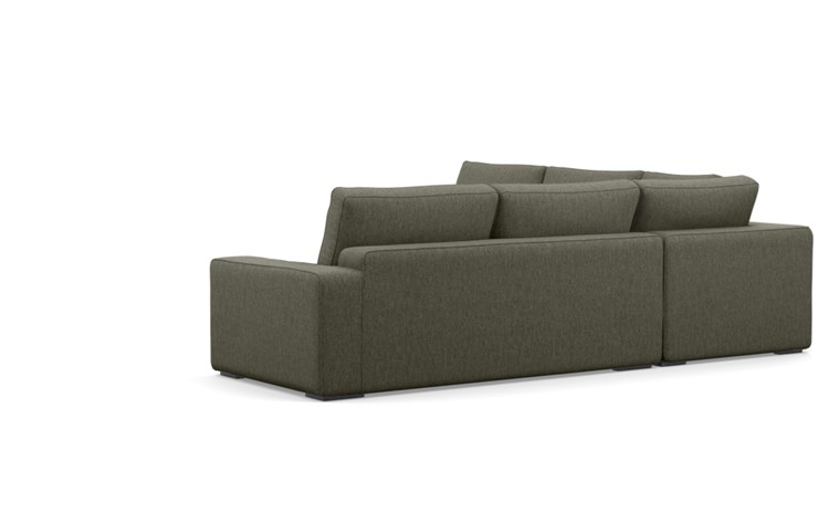 Ainsley Corner Sectional with Mushroom Fabric and Matte Black legs - Image 4