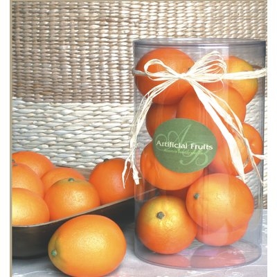 Reimer Container of Decorative Oranges Vase Fillers - Image 0