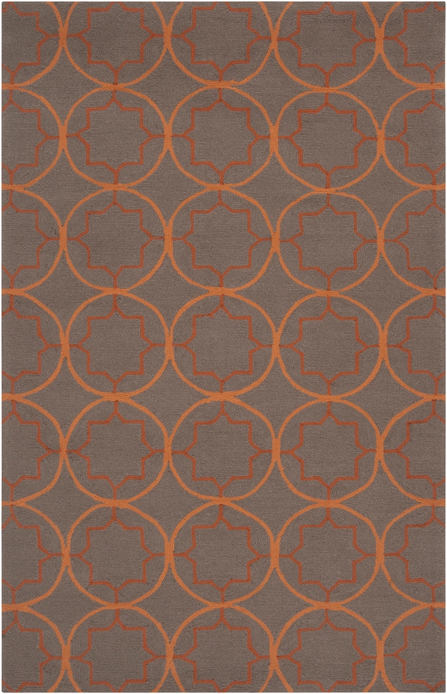 Rain Brown Outdoor 8' x 10' Handmade Rug - Image 1