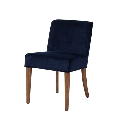 Reimels Dining Chair in Navy Blue Velvet - Image 0