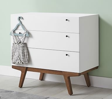 west elm x pbk Modern Dresser, White Lacquer, Flat Rate - Image 3