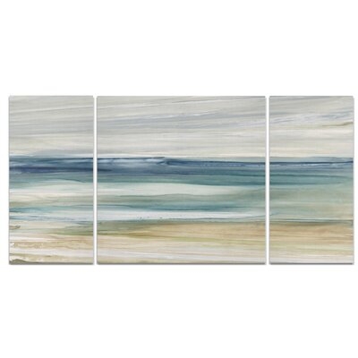 A Premium Ocean Breeze Graphic Art Print Multi-Piece Image on Wrapped Canvas - Image 0