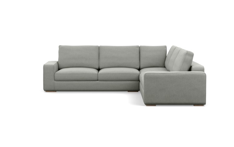 Ainsley Corner Sectional with Ecru Fabric and Natural Oak legs - Image 0