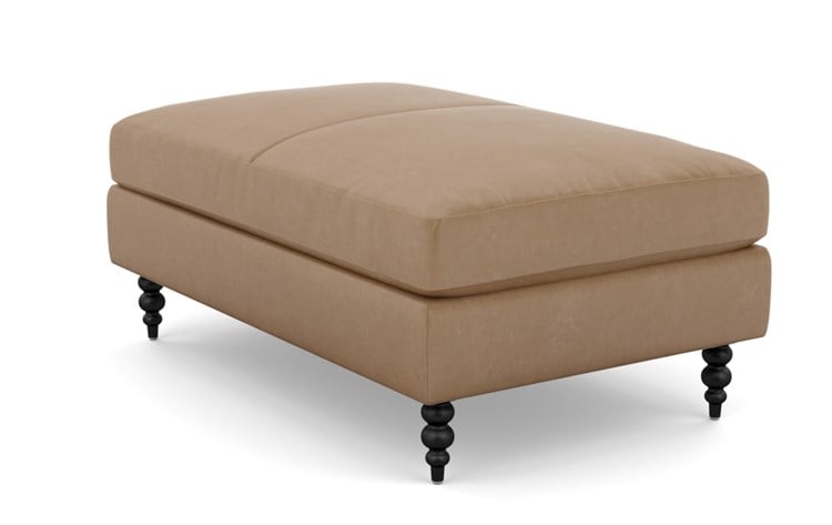 Sloan Leather Ottoman - Image 5
