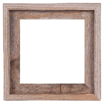Mertie Barn Wood Reclaimed Wood Open Picture Frame - Image 0