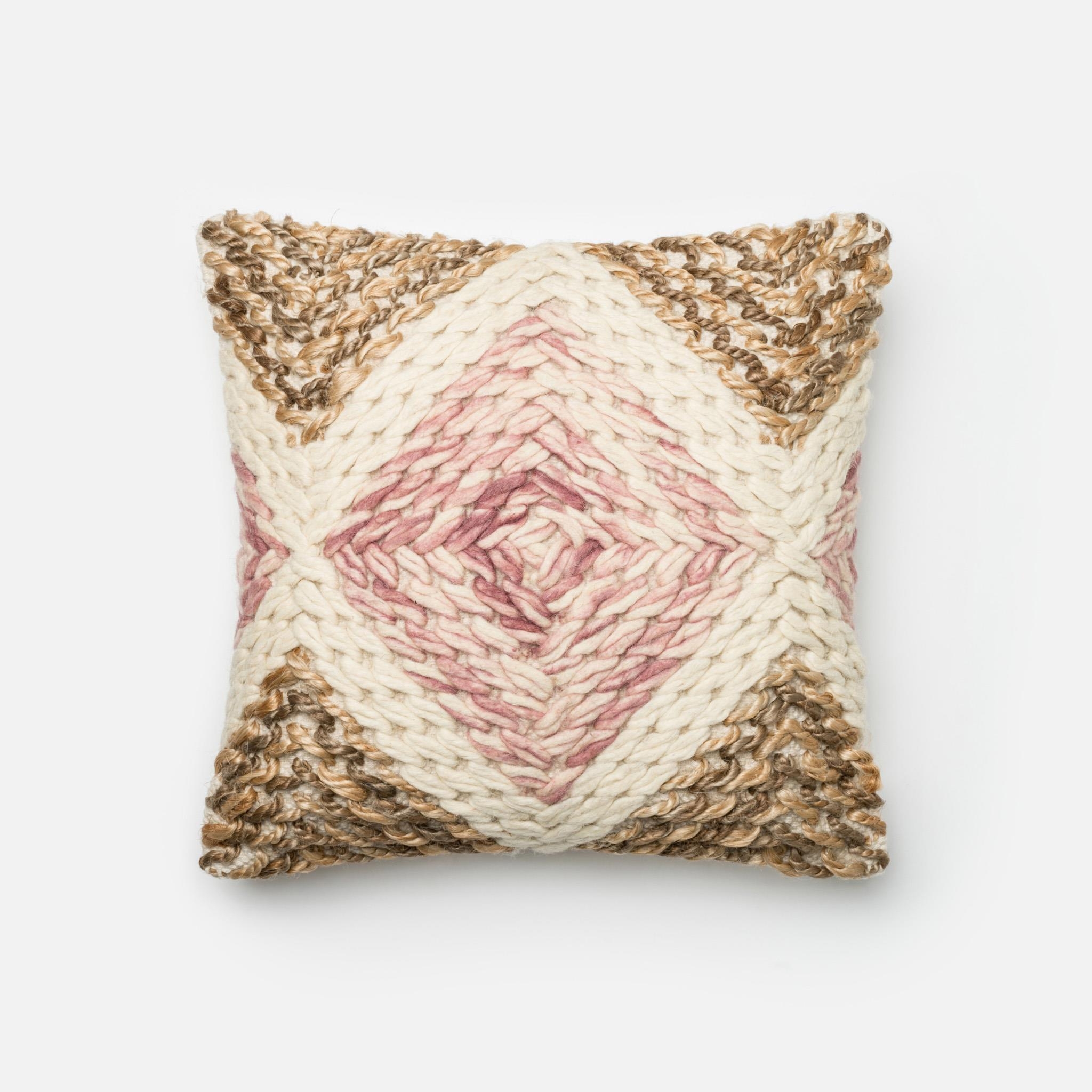 PILLOWS - LILAC / BEIGE - 18" X 18" Cover Only - Image 0