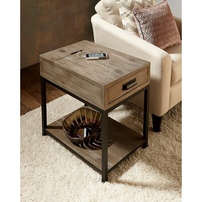 Upson End Table with Storage - Image 0