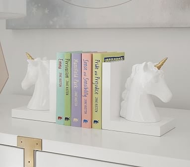 Unicorn Shaped Bookends - Image 2