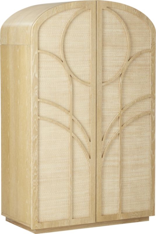 Gracia Cane and Wood Wardrobe - Image 4