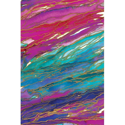 Agate Magic - Miami Summer Painting Print on Wrapped Canvas - Image 0