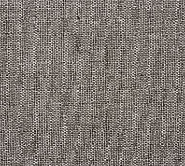 Fabric By The Yard - Performance Brushed Basketweave Charcoal - Image 0