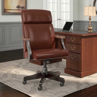 State High Back Genuine Leather Executive Chair - Image 0