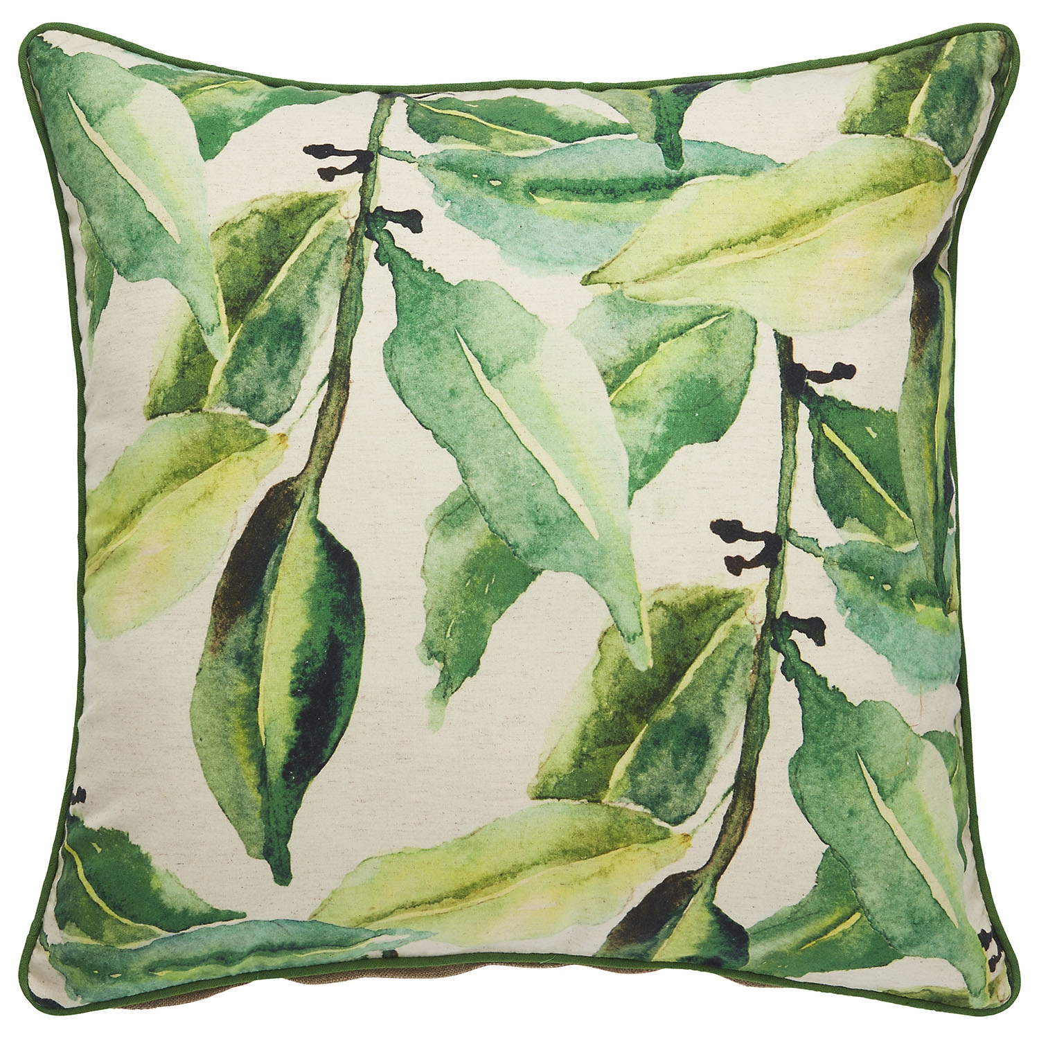 Design (US) Green 22"X22" Pillow - Image 0