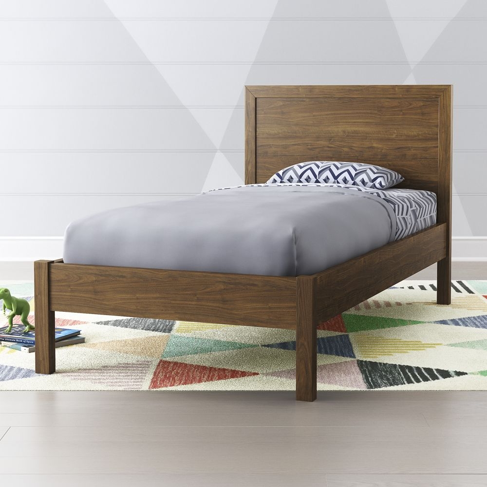 Taylor Walnut Twin Bed - Image 1