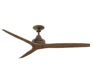 60" Spitfire Indoor/Outdoor Ceiling Fan with LED Kit, Driftwood Motor with Driftwood Blades - Image 1