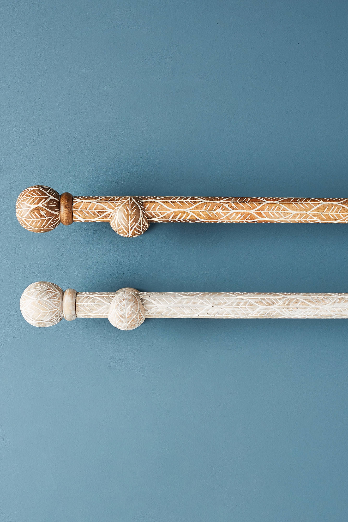 Twig-Etched Curtain Rod Set - Image 0