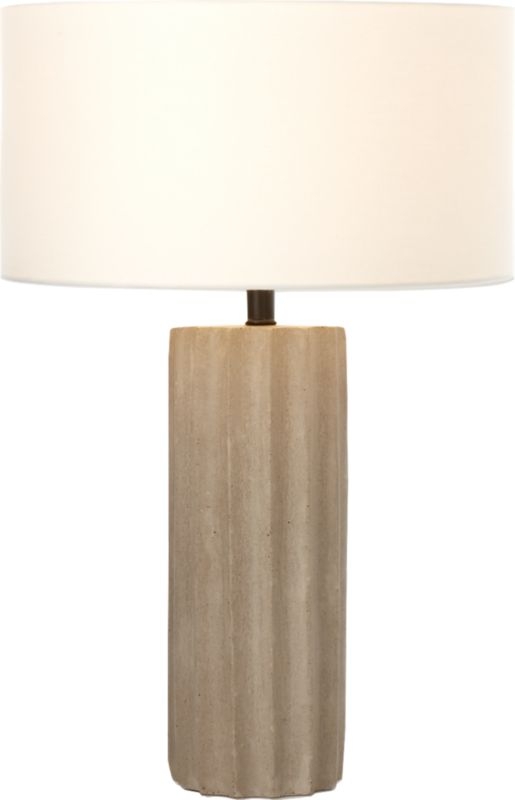 Scallop Concrete Table Lamp - Image 4
