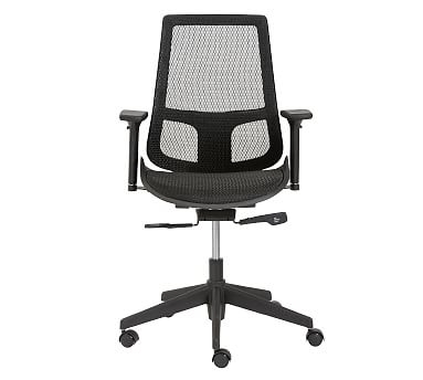 Reed Desk Chair, Black - Image 2